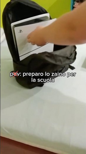 Pov: preparo lo zaino per la Scuola insieme a Voi