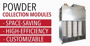 With high-efficiency filtration, fans and motors, Powder Collection Modules from GFS deliver superior performance for your powder coating application. The space-saving design features cartridge filters staggered in two rows, reducing the overall width of the module, and models are available in four CFM ranges and two exhaust orientations. #FeaturedFridaysWithGFS Learn more: http://ow.ly/yZzV50CCnuu | Global Finishing Solutions - GFS
