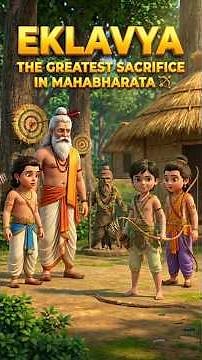 Eklavya | The Greatest Sacrifice in Mahabharata 🏹Eklavya #Mahabharata #indianMythology