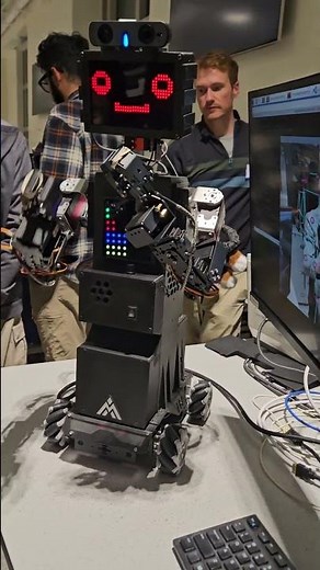 Binny B02 Social Robot at 2025 RMAIIG AI and Robotics meetup.