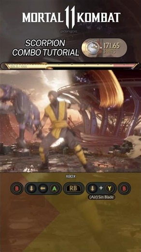 Scorpion Combo Tutorial MK11 for Xbox - 416.76 🔥
