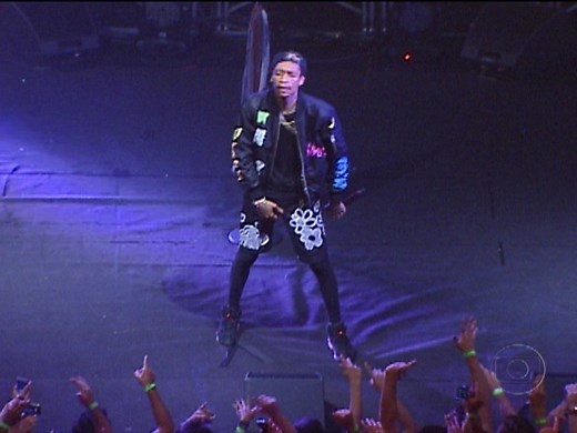 Rapper americano faz show na Lapa