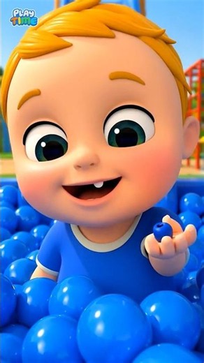 Learn Color with Slide & Fruits 🔴🟠🟡🔵| Colors Song | Baby Cartoon Song #shorts #kidssongs