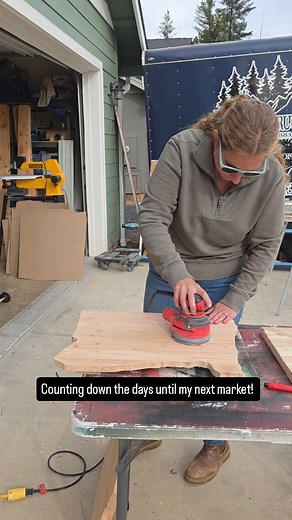 1.8K views · 493 reactions | 6 days until my Open House and Market! I've been talking about hosting another one of these for the last few years and November 15th is the day! Come out to my home next weekend for a mini market with vendors, a raffle, hot cocoa, a kids craft corner, and firepit area! I'm wrapping up projects for this weekend and hope you will join us! #joyfulandsimple #woodworking #christmas | Joyful and Simple Designs | Facebook