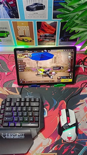 Mastering free fire: keyboard and mouse gameplay with handcam ☠️