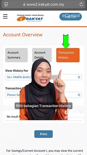 Cara Mudah Download Penyata Bank Rakyat Secara Online