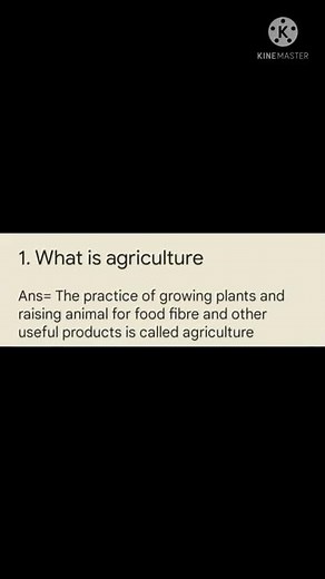what is agriculture