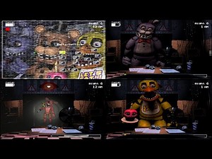 Unwithered Foxy has been added! Unwithered Animatronics! (FNaF 2 Mods)