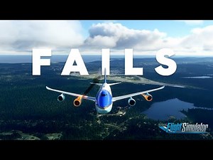 MSFS Engine fires, Hydraulic loss, Crashes and all the FAILS - Microsoft flight simulator 2020