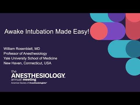 Awake Intubation Made Easy! Medstudylab.com