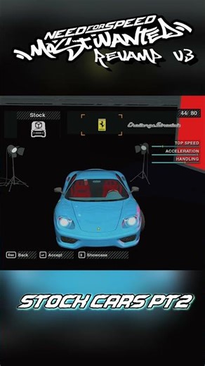 Stock Cars En NFS Most Wanted Revamp Parte 2 #ModsparaNFS