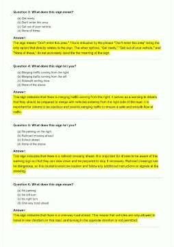 North Carolina DMV Sign Test , Flashcards & Triv video