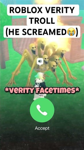ROBLOX VERITY TROLL (Verity CALLED Him 😭) #roblox #trolling #verity