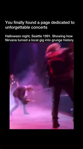 Unforgettable Concerts | 🔥 Nirvana – Live at the Paramount Theatre, Seattle (October 31, 1991) On Halloween night, 1991, Nirvana headlined the Paramount Theatre in... | Instagram