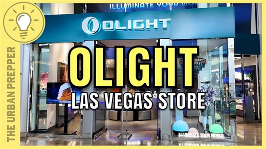 I visited the only Olight store in Vegas and found an amazing flashlight