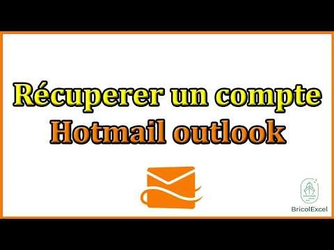 Comment recuperer un compte hotmail outlook