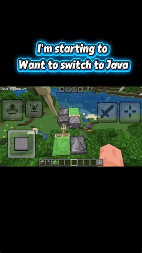 I might be switching to Java…… #minecraft #minecraftgameplay #gaming #bestminecraftclips #redstone