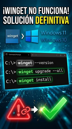 🚨 Is Winget not working on Windows 10 or 11? I have the solution! 💻 #windows #windows11 #technology