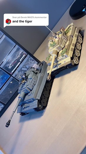 Svarer @Derek MA37 Brickmania Tiger tank 131! From @BrickmaniaToys #lego #brickmania #fury #ww2