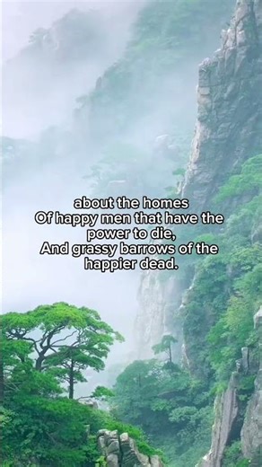 Tithonus 6 - Tennyson #poemreading #poem #poetry