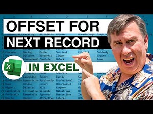 Excel - Get Next Record with Offset - Part III of IV: Episode 1548