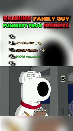 Top 5 Funniest Frog Scenes in Family Guy