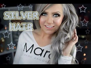 SILVER HAIR TUTORIAL - BLONDE ROOT TOUCH UP - STEP BY STEP - UNDER 20$ AT HOME
