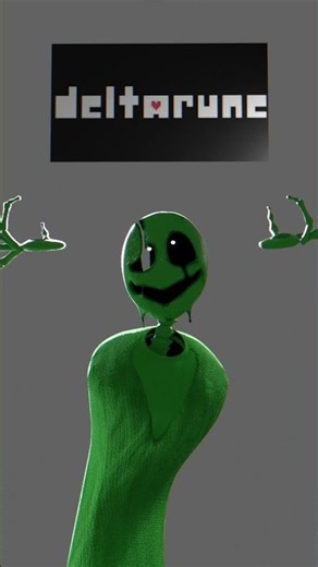 W.D GASTER IN DELTARUNE | UNDERTALE/DELTARUNE Animation #blender3d #undertale #deltarune