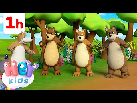 Ich bin ein Dicker Tanzbär und mehr! | Eine Stunde | Kinderlieder | HeyKids Deutsch