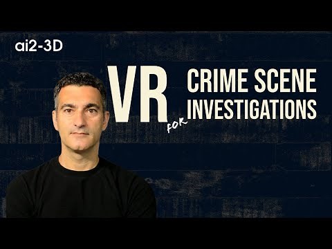 How does a virtual Reality software for crime scene investigation work?