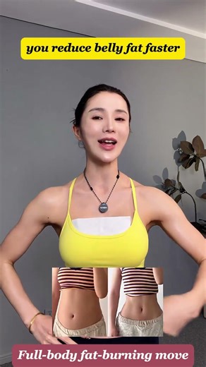 No Running, No Jumping, No Knee Pain—Home Belly Slimming & Full-Body Fat Burn!#exercise#abs #sports