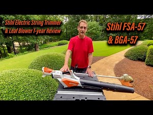 Stihl FSA-57 String Trimmer & BGA-57 Leaf Blower 1-year Review