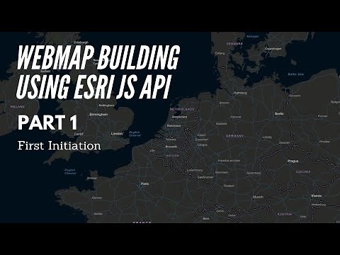 Create and Build WebMap Using ArcGIS API for Javascript. Part 1 First Initiation