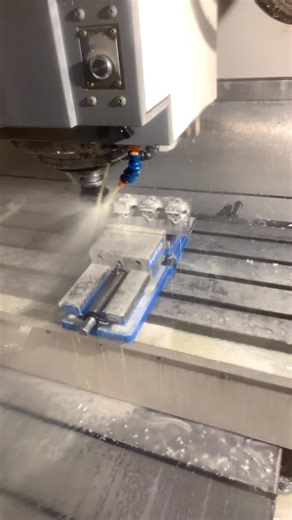 Reed cage coming to life in real time. Precision surfacing, tight tolerances, and clean toolpaths all coming together on this cut. Parts like this demand accuracy — airflow, sealing, and consistency matter when performance is on the line. Another custom motorsports component machined in-house at K Precision. From prototypes to production, we build parts that perform. 💪🏁 👇 Turn the sound on and enjoy the cut. | K precision