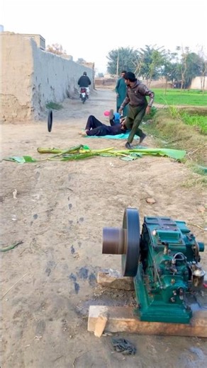 How to petar diesel engine start with bike 😱😱