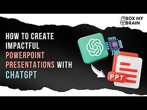 How to Make a PowerPoint Presentation Using Chatgpt #chatgpt