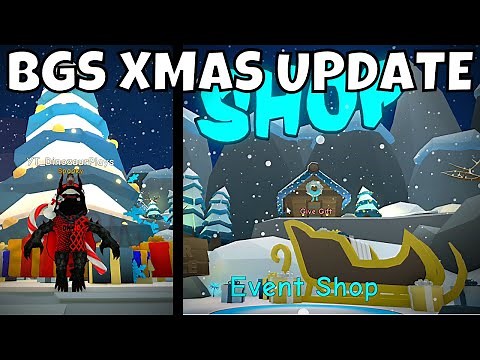 THE NEW BGS CHRISTMAS UPDATE IS HERE IN ROBLOX BUBBLE GUM SIMULATOR (BGS)