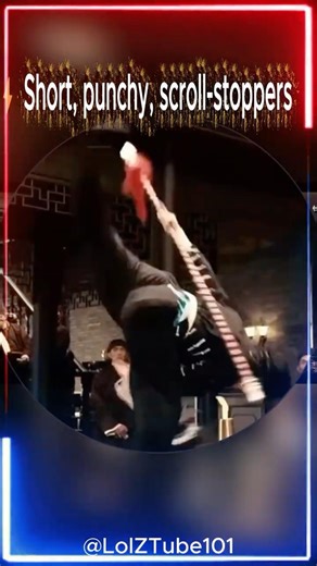 Short, punchy, scroll stopper. @ LOlzTube101 #wushufight #movie