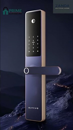 Smart. Sleek. Secure. — The Zanda Stealth Smart Lock #homeimprovement #doorhardware #luxuryhardware