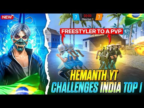 🔥 FREESTYLE IS BACK🇧🇷 HEMANTH YT CHALLENGES 🇮🇳INDIA'S #1 FREESTYLER TO A PVP ... 7- 7 😳 ?