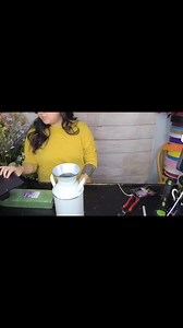 5.2K views · 139 reactions | What do y’all think of this sped up video of us creating this sunflower milk jug together? 勺 Looking for MORE tutorial type videos….CLICK my link below in comments ⬇️⬇️ | Gal vs glue gun | Facebook