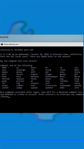 SECRET Movie Hidden in Windows CMD! 😱🎬 #Shorts #Windows11