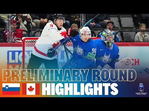 Highlights: SLOVENIA vs CANADA | 2025 #MensWorlds #IIHF
