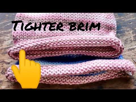 Easiest Machine Knitted Tubular Hats