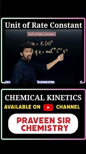 Unit of Rate Constant