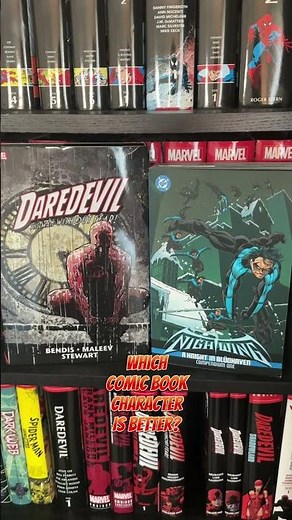 Which Comic Book Character is Better? Daredevil or Nightwing 🤔📚 #daredevil #nightwing #comics