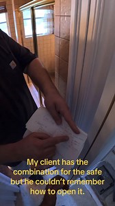 Floor safe opening with the combination. | Vault Cracker