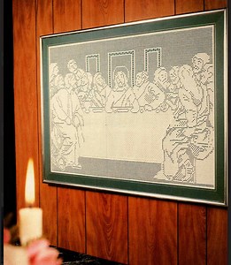 The Last Supper Wall Hanging Pattern - Vintage Filet Crochet Patterns - Instant Download - PDF Pattern - Written Instructions and Diagram - Etsy