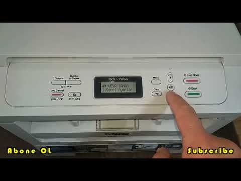 Brother DCP-7055 / TN-2060 TN-2010 / TN-2260 Toner Reset / Resetleme / Toner Sıfırlama
