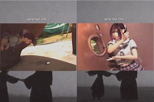 Ketahui Asal Usul Anime Stuck In The Wall Girl 3D Rina and The Hole yang Viral di TikTok - Gowapos